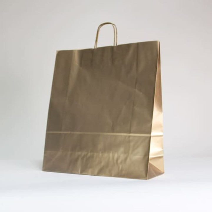 PAPIERTÜTE MIT GEDREHTEM HEBEL | 54x14x45 | Centuryshop