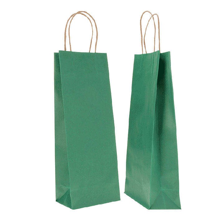 PAPIEREN ZAK GEDRAAIDE HANDGREEP | 14X09X38 | Centuryshop