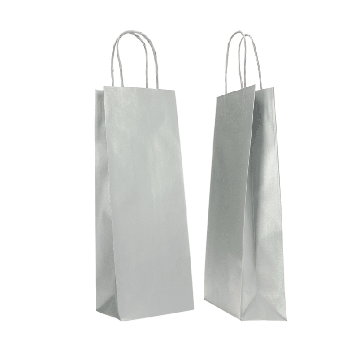 PAPIEREN ZAK GEDRAAIDE HANDGREEP | 14X09X38 | Centuryshop