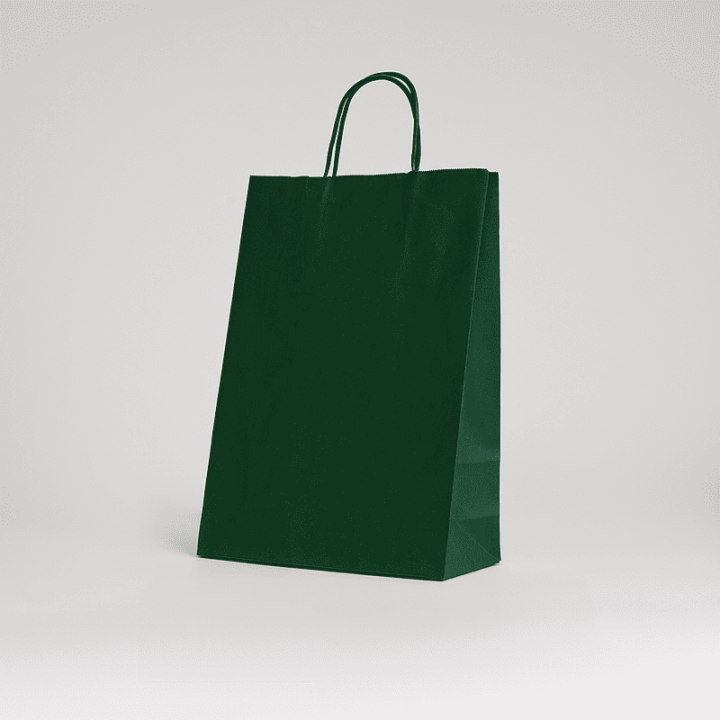 PAPIERTÜTE MIT GEDREHTEM HEBEL | 18x08x24 | Centuryshop