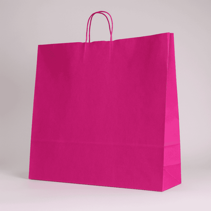 Papieren tas met gedraaide handgreep | 45x15x50 | Centuryshop