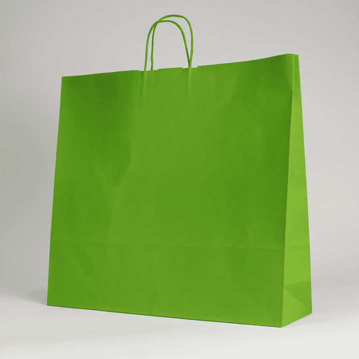 PAPIERTÜTE MIT GEDREHTEM HEBEL | 45x15x50 | Centuryshop