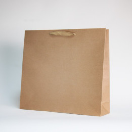 Sac kraft recyclé noblesse - sac en papier recyclé