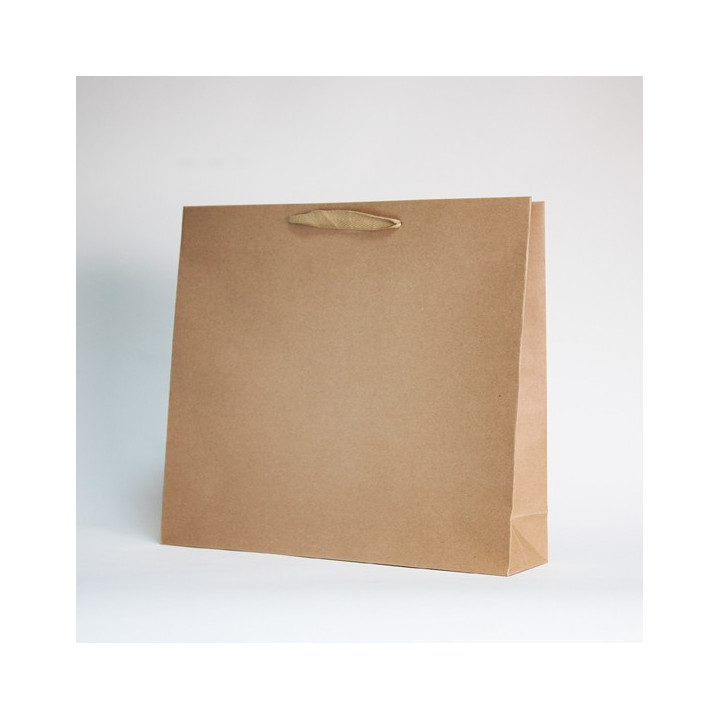 Noblesse papier draagtas gemaakt uit gerecycleerd kraft papier