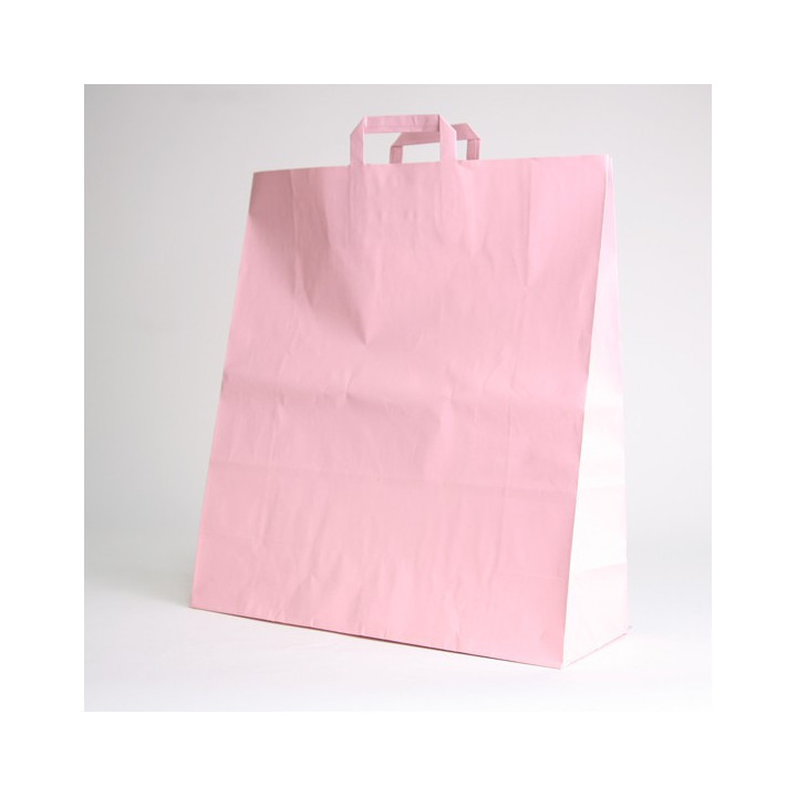 Sac en papier poignées plates room service noir 32x22x24cm par 200