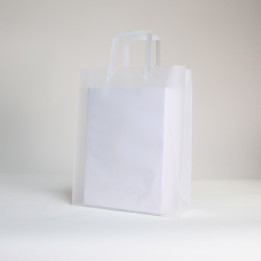 Sac en plastique Box - poignées plates