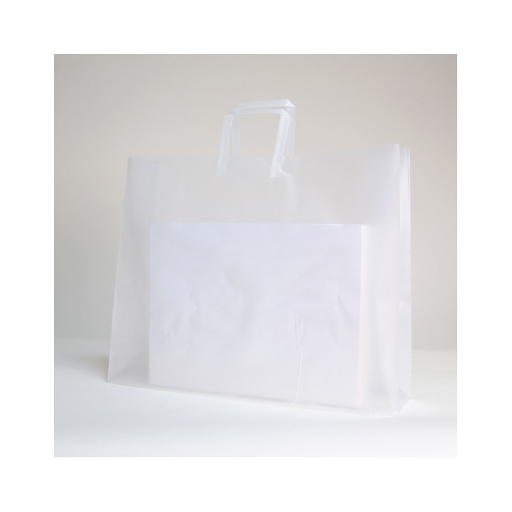 Sac en plastique Box - poignées plates