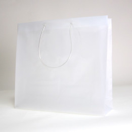 Sac en plastique noblesse - poignées transparentes