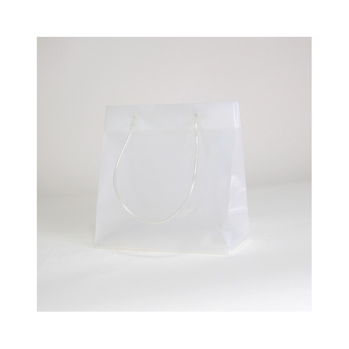 Sac en plastique noblesse - poignées transparentes