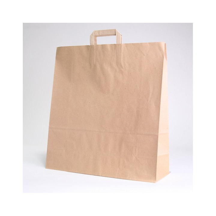 Sac en papier poignées plates room service avana 40x35x35cm par 100