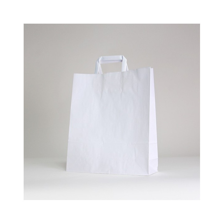 White Box Bag - Tasche mit flachen Griffen