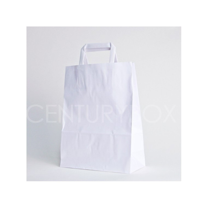 White Box Bag - Tasche mit flachen Griffen
