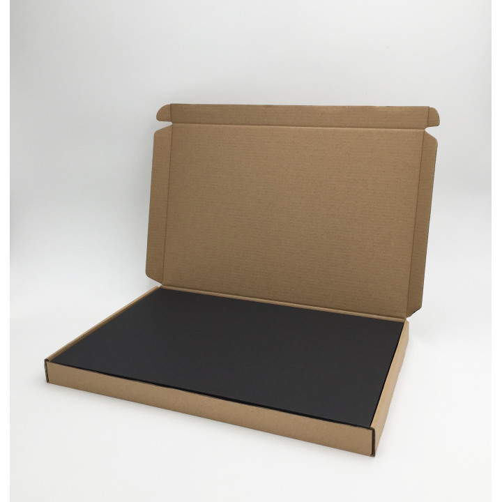 Postpack - verzenddoos uit natuurlijk kraft - Voor HINGBOX