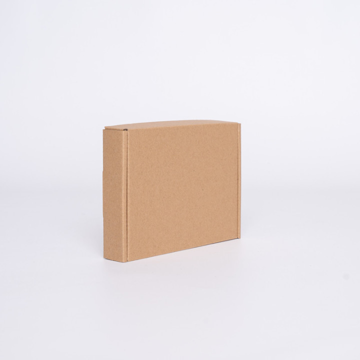 Postpack - verzenddoos uit natuurlijk kraft - Voor HINGBOX