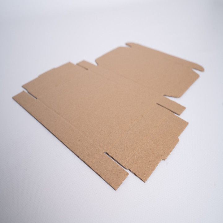 Postpack - verzenddoos uit natuurlijk kraft - Voor HINGBOX