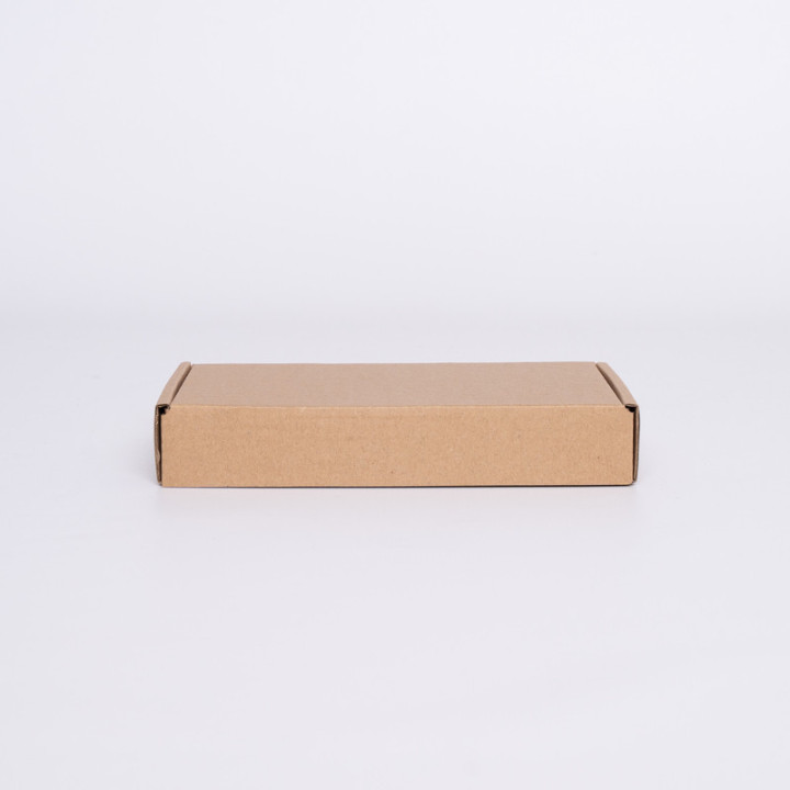 Postpack - verzenddoos uit natuurlijk kraft - Voor HINGBOX