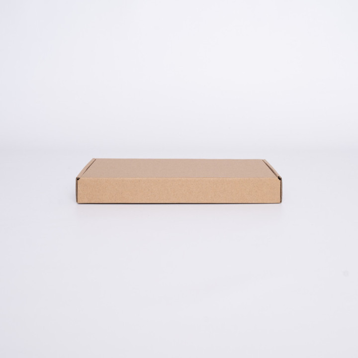 Postpack - verzenddoos uit natuurlijk kraft - Voor HINGBOX