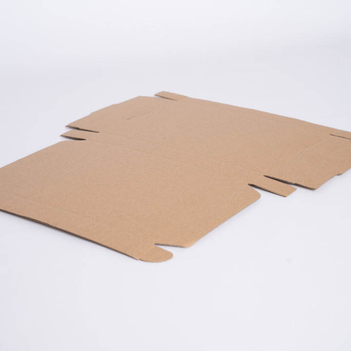 Postpack - verzenddoos uit natuurlijk kraft - Voor HINGBOX