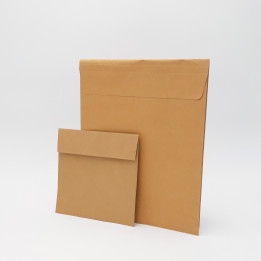 Kraft-Kuvert - selbstklebende Klappe
