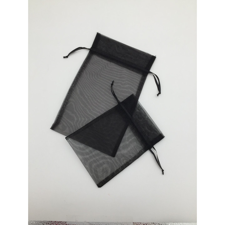 Pochette en mousseline - sachet transparent