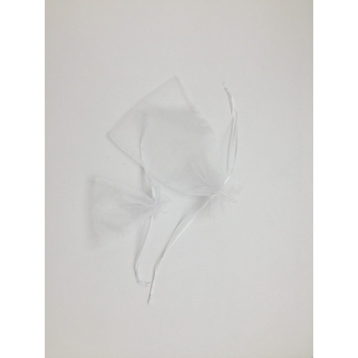 Pochette en mousseline - sachet transparent