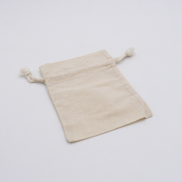 Pochette en coton - look naturel