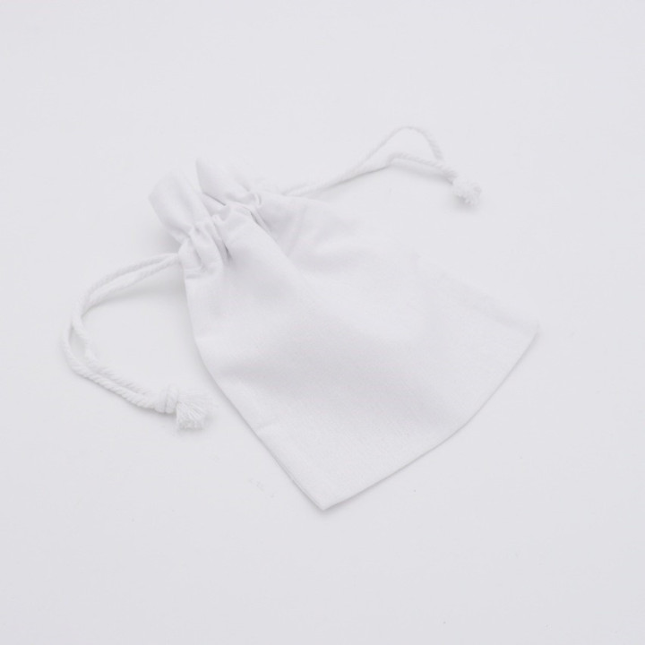 Pochette en coton - look naturel