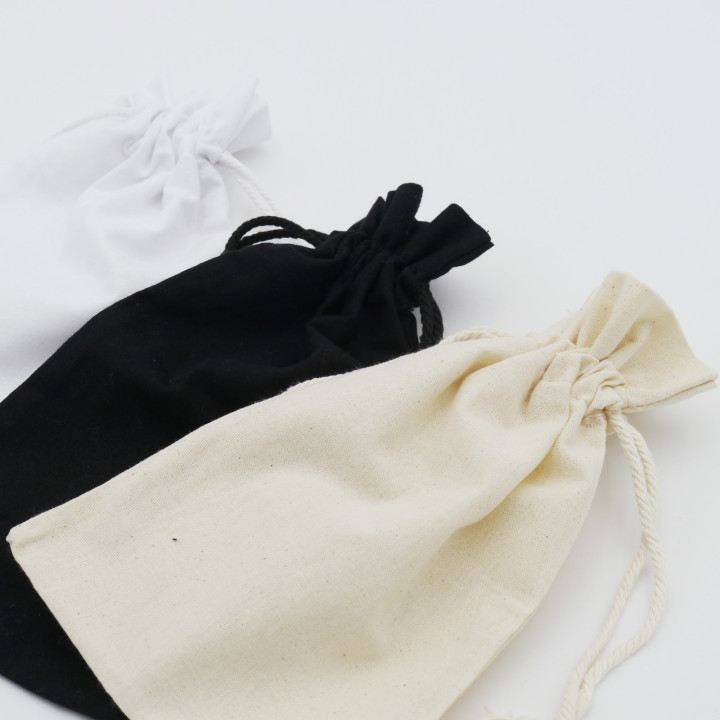 Pochette en coton - look naturel
