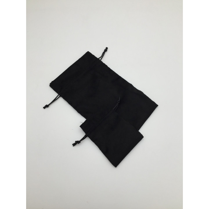 Pochette en daim - cordon ciré