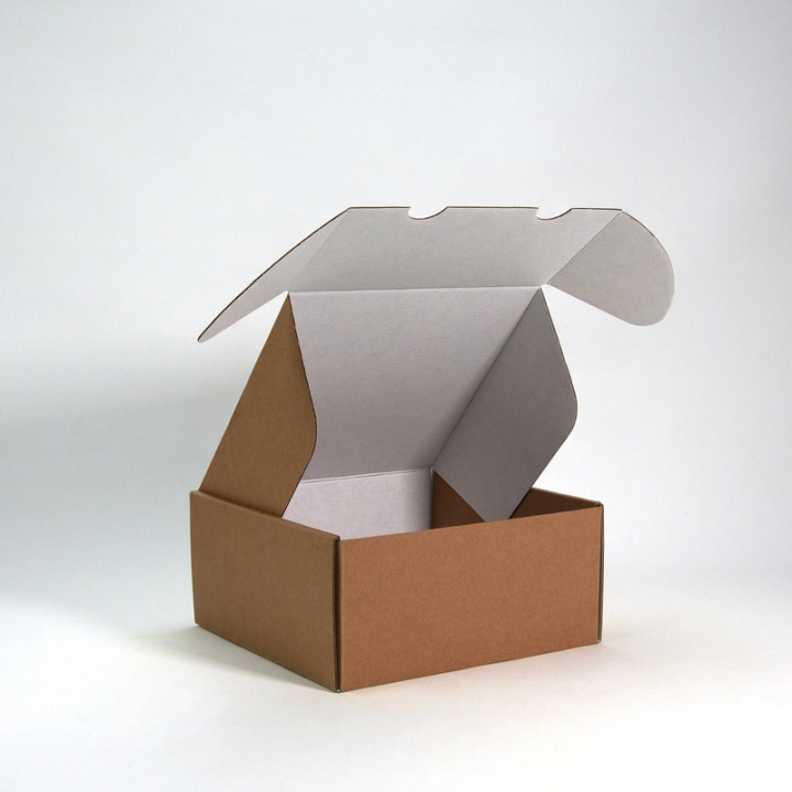Postpack - verzenddoos uit natuurlijk kraft - Voor WONDERBOX
