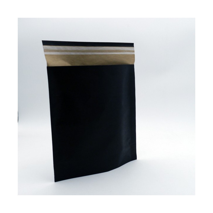 Pochette papier NAIROBI - Papier fibres longues, kraft brun naturelle