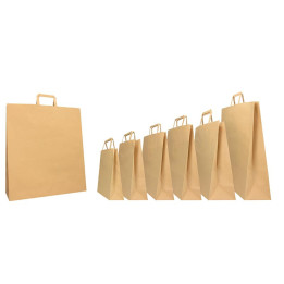 Sac papier poignée plate | Centuryshop