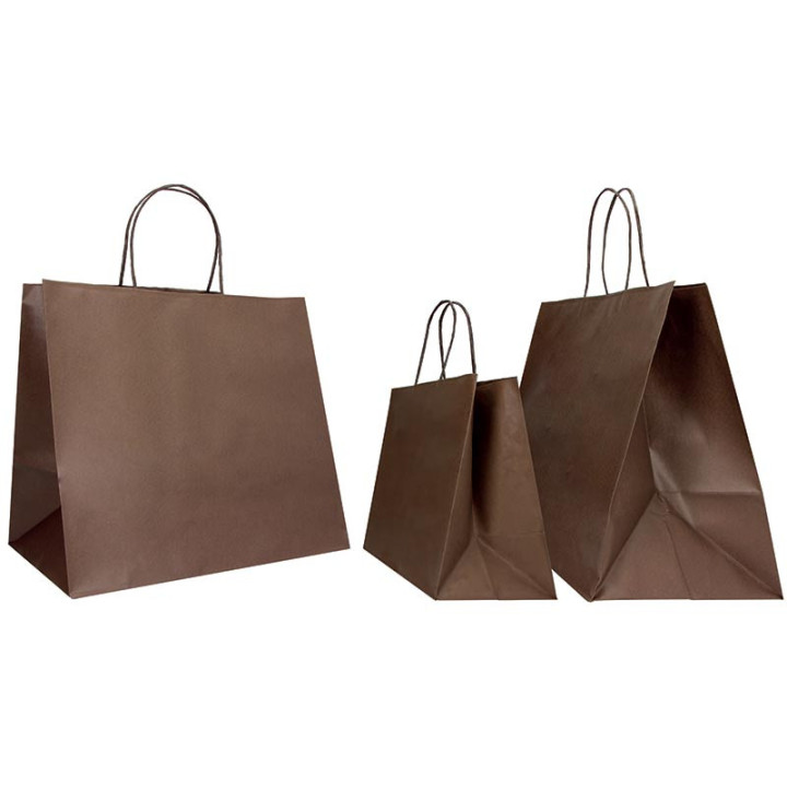 Tasche mit gedrehten Griffen und großem Boden | Centuryshop