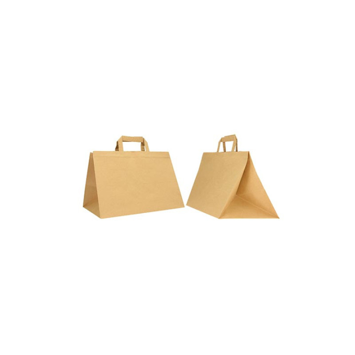Box zak met platte handvatten en brede bodem | Centuryshop