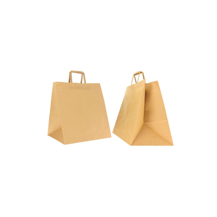 Box zak met platte handvatten en brede bodem | Centuryshop