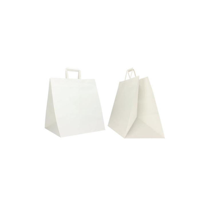 Box zak met platte handvatten en brede bodem | Centuryshop