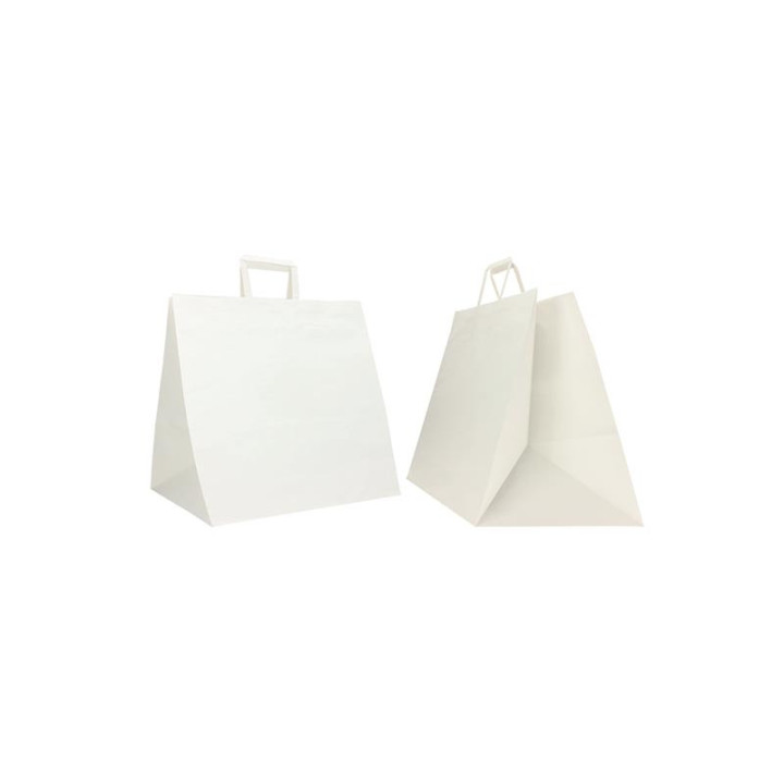 Box zak met platte handvatten en brede bodem | Centuryshop