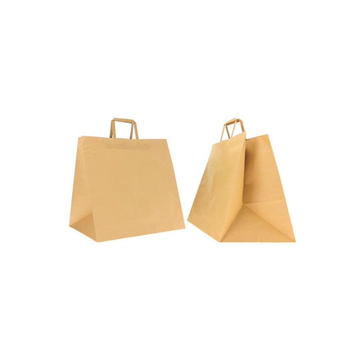 Box zak met platte handvatten en brede bodem | Centuryshop