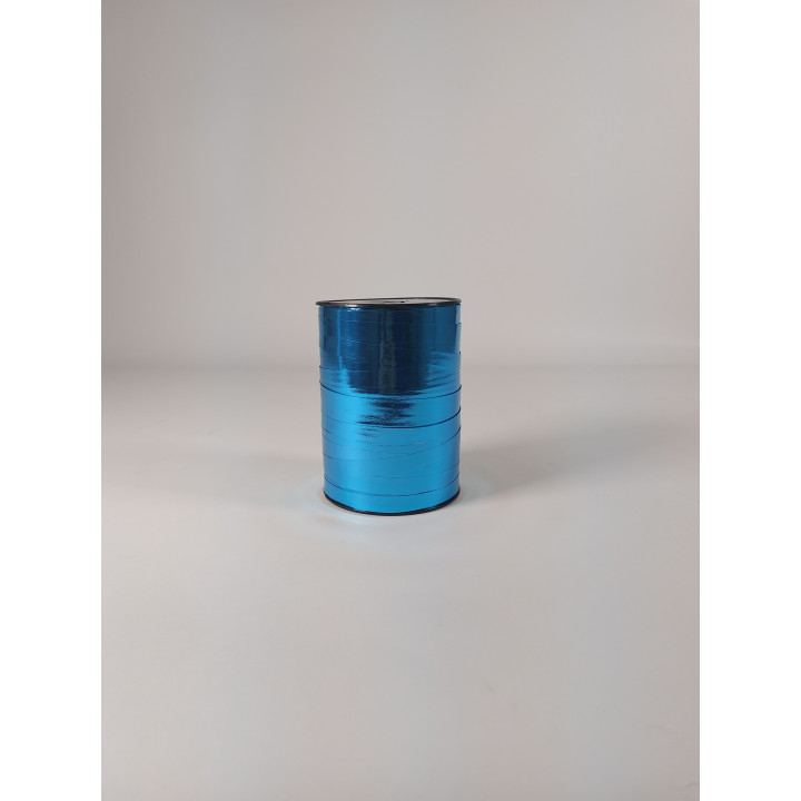 Glanzend metalen lint met een fijne textuur van 10 mm x 250 meter.