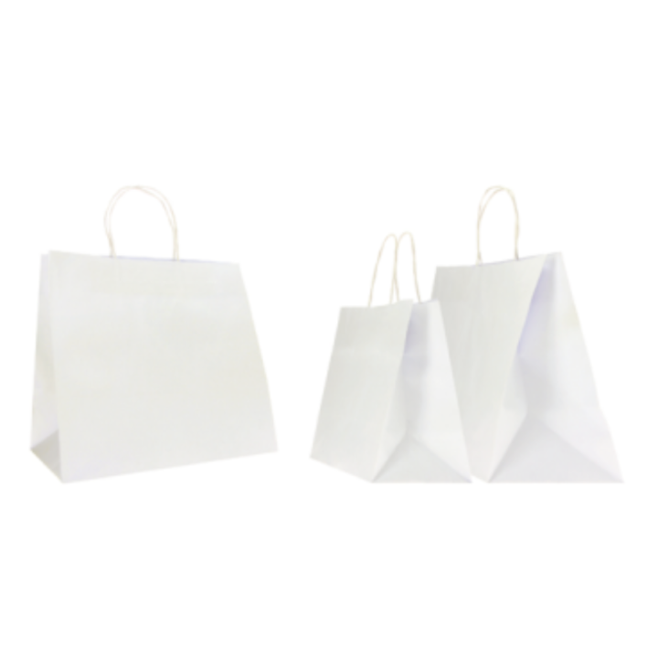 SAC PAPIER  POIGNÉE TORSADÉES| 28x17x29 | Centuryshop